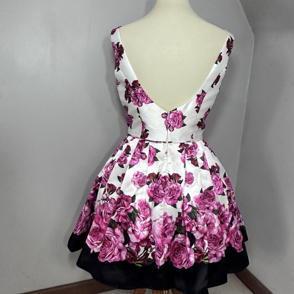 NWT Vintage Sweetheart Floral Sun Dress Sz 10 A-line Derby Coquette Party Midi - Picture 11 of 16